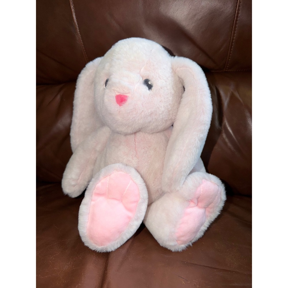 Gigglescape Light Pink Plush Bunny Rabbit Floppy Ears Stuffed Animal 2024